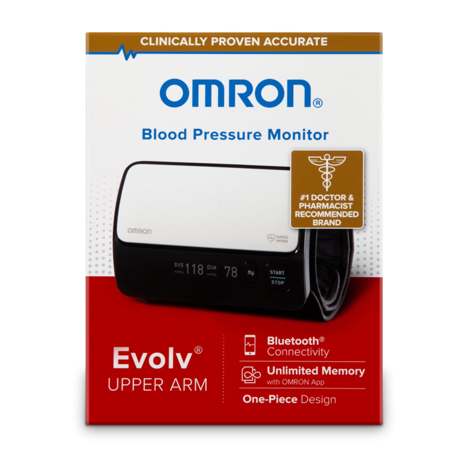 Omron Evolv Wireless Upper Arm Blood Pressure Monitor — alternate view
