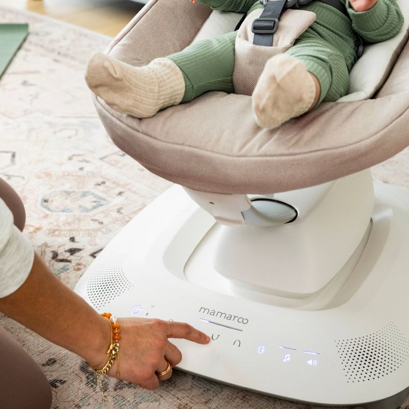 UPPAbaby Mamaroo Multi-Motion Baby Swing Charlie Sand Melange — alternate view