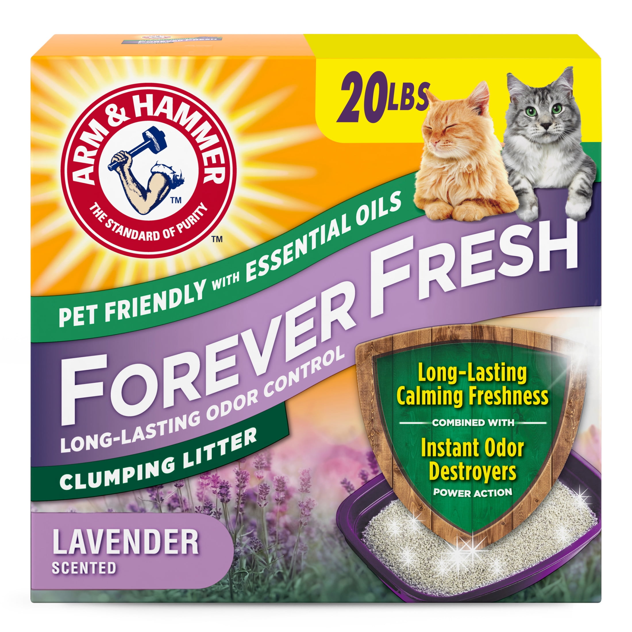 Arm & Hammer Clumping Litter With Febreze Freshness — alternate view
