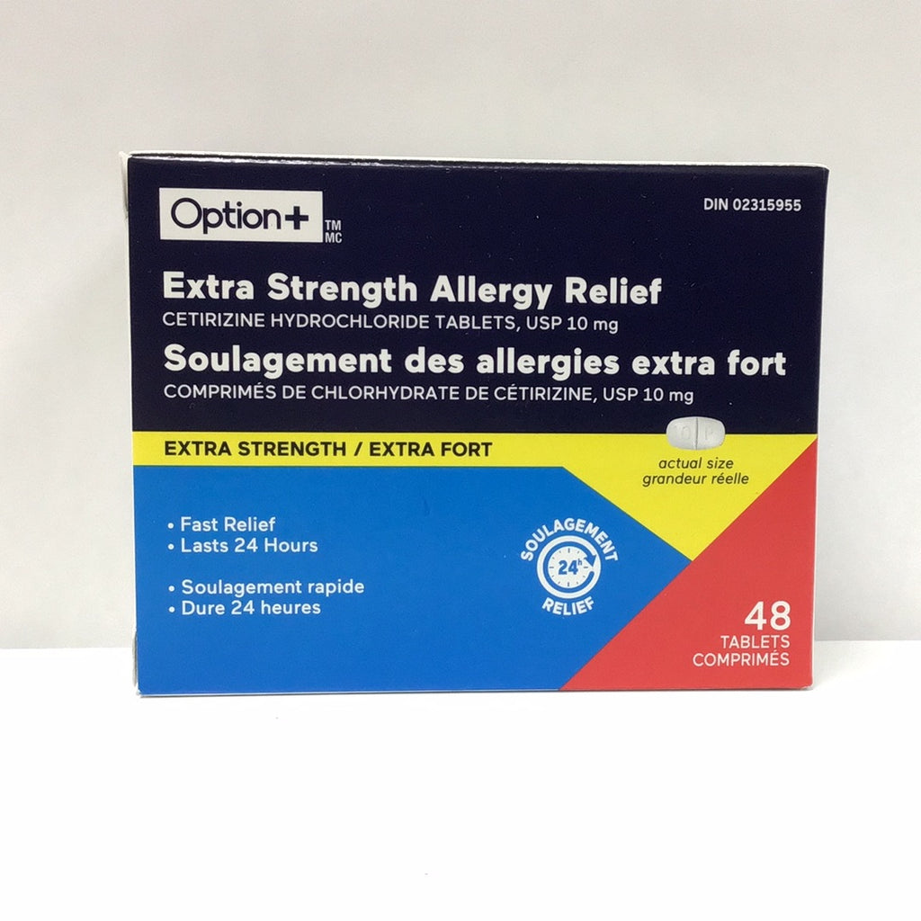 Option Extra Strength Allergy Relief Tablets — alternate view
