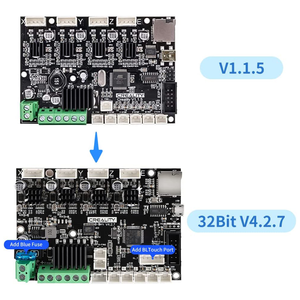 Creality Silent Mainboard V4.2.7 — alternate view