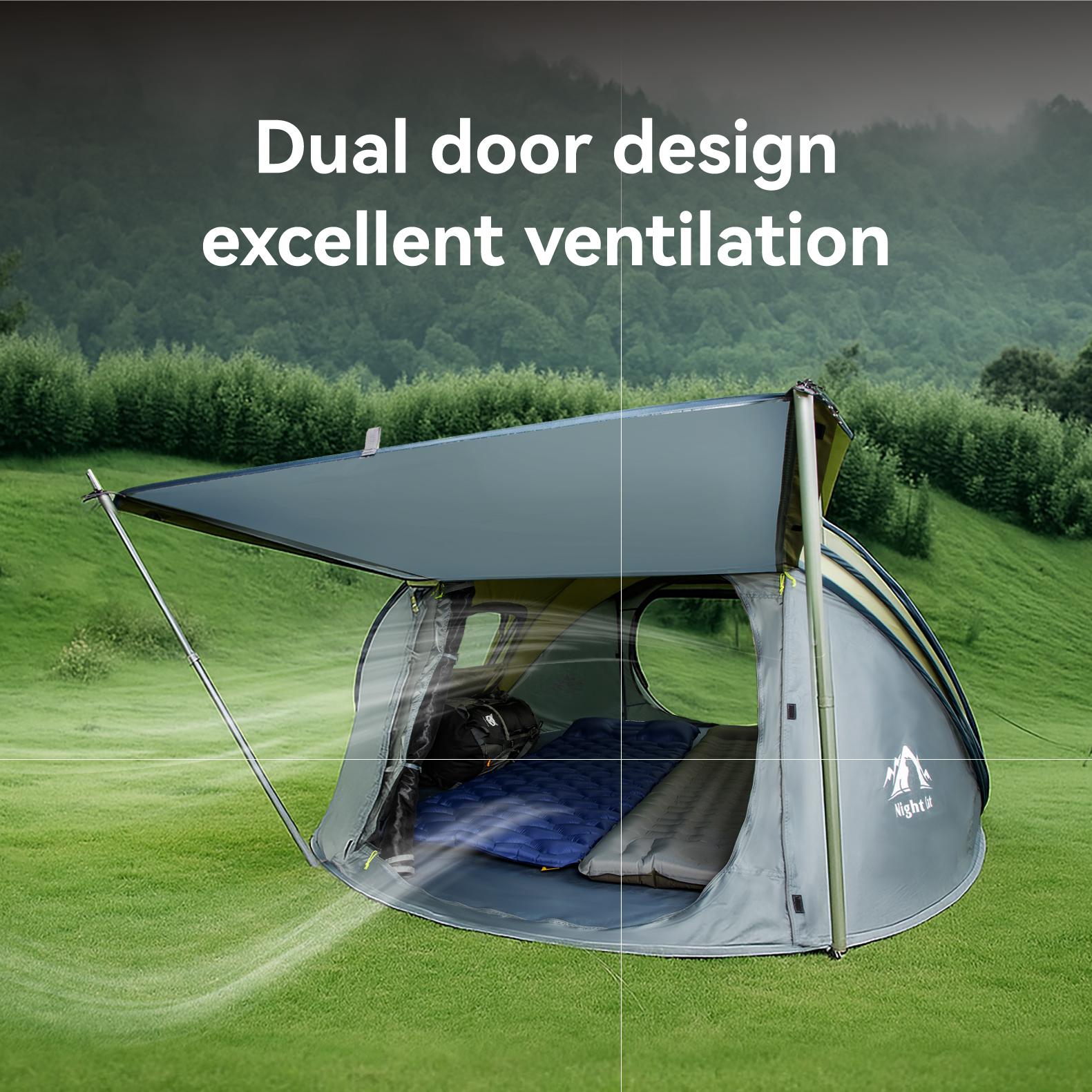 Night Cat Pop-Up Tent — alternate view