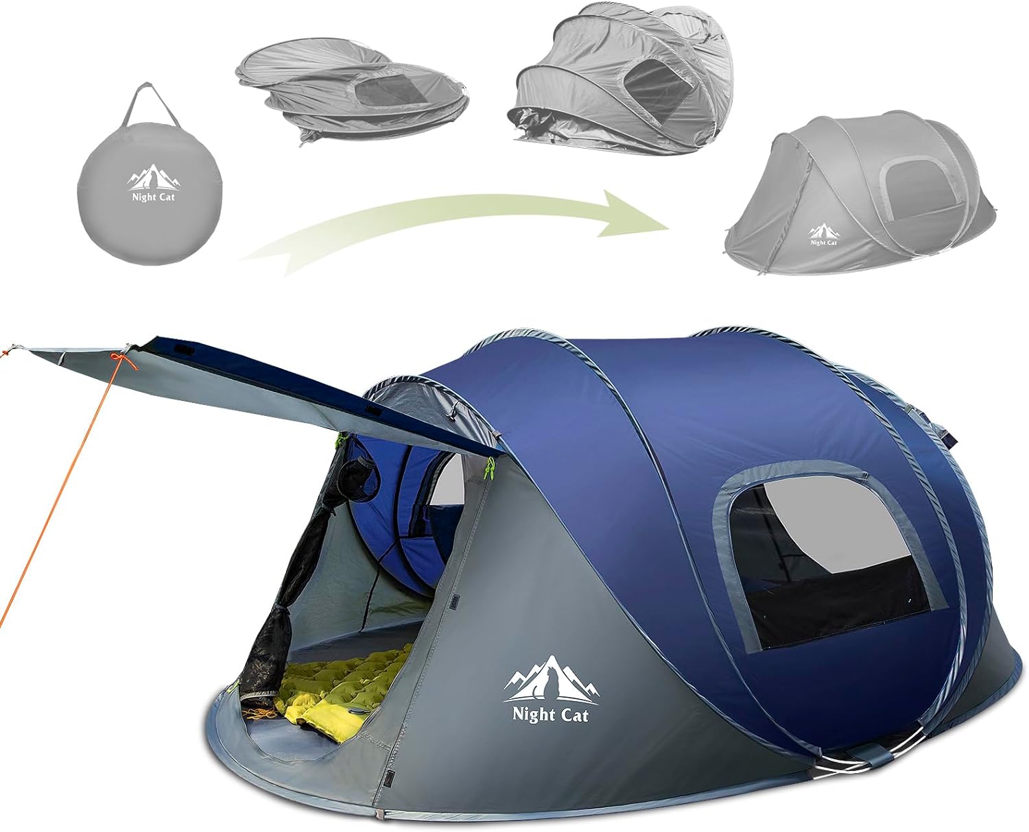 Night Cat Pop-Up Tent — alternate view
