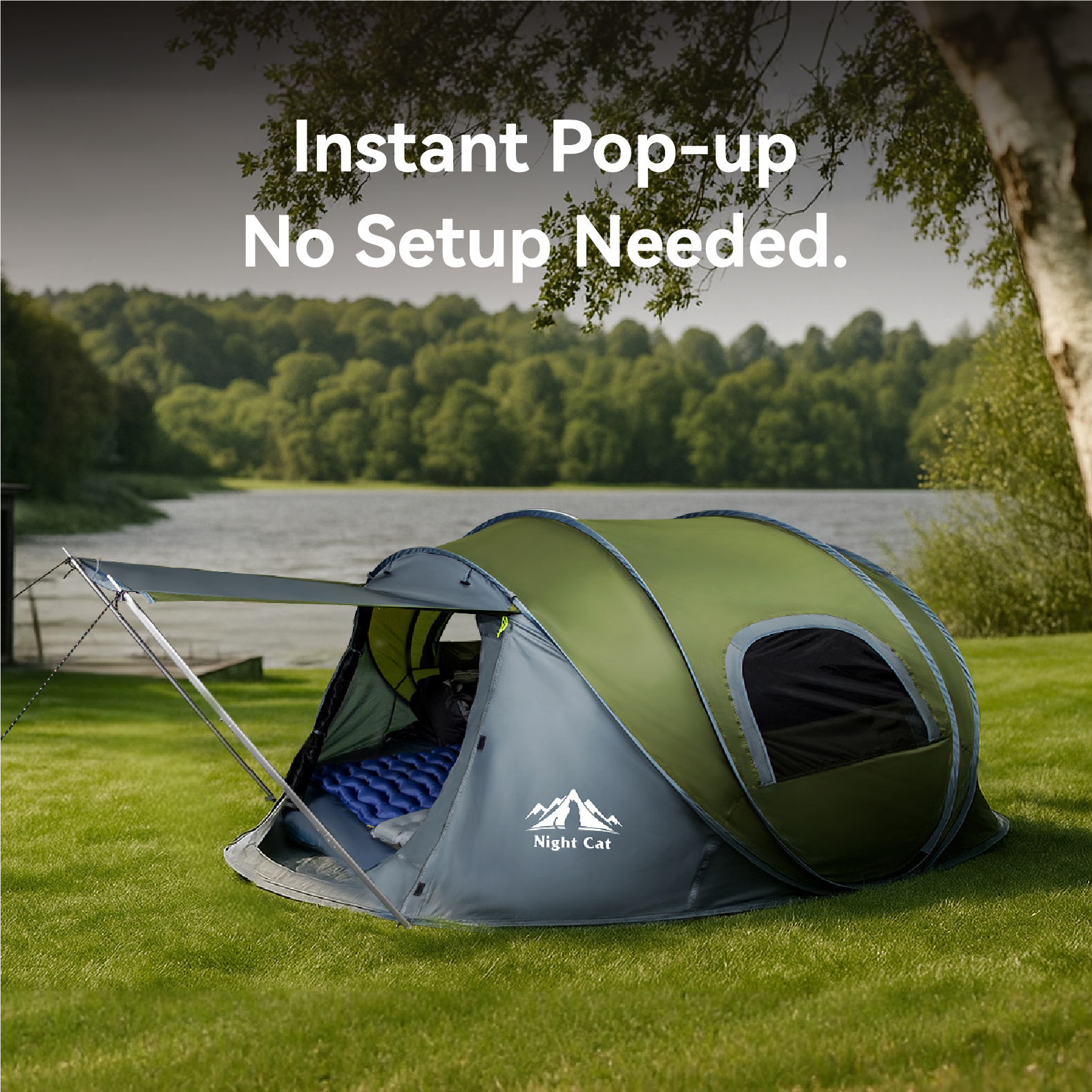 Night Cat Pop-Up Tent — alternate view