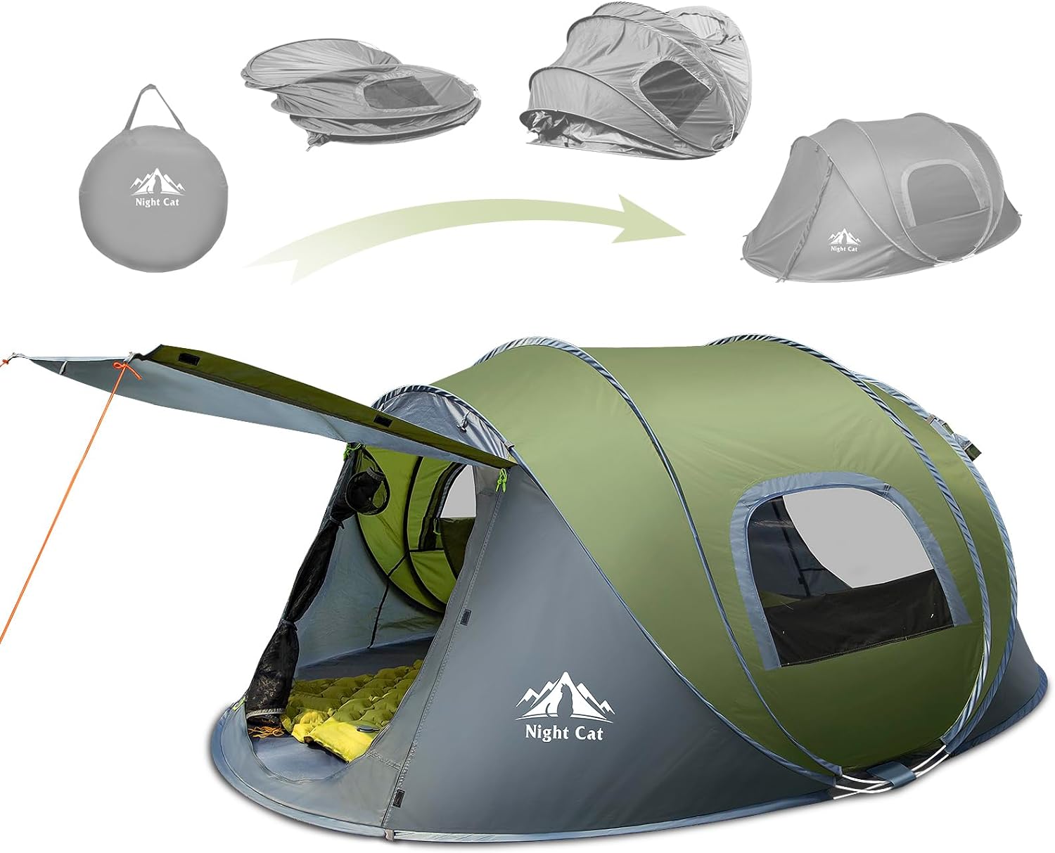 Night Cat Pop-Up Tent