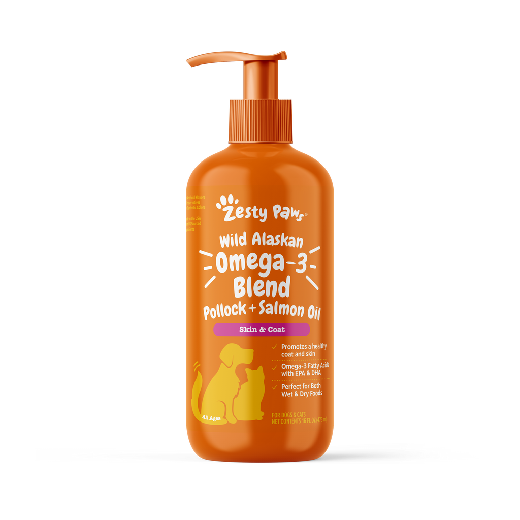 Zesty Paws Wild Alaskan Salmon Oil for Dogs and Cats — alternate view