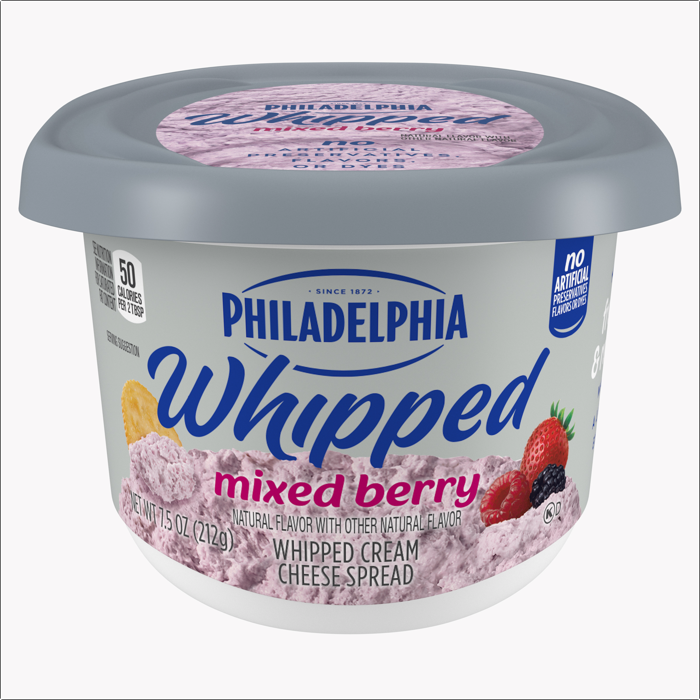 Philadelphia Mixed Berry Whipped Cheese Spread 8 oz — alternate view