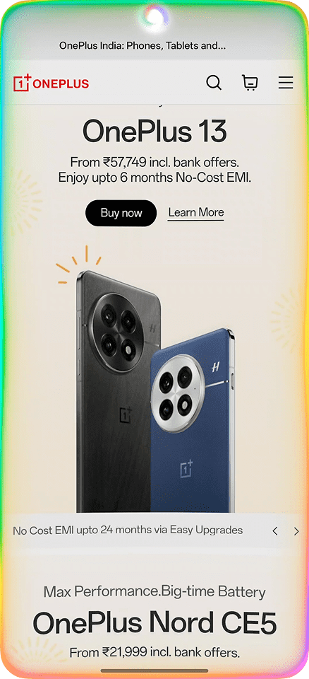 OnePlus 15R — alternate view