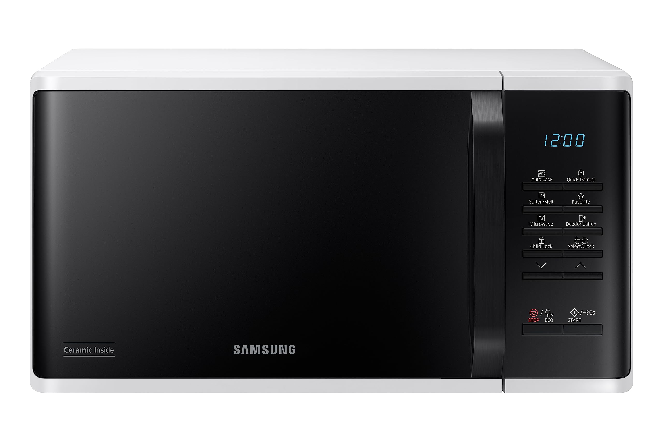 Samsung Microwave Oven Solo Ms23k3513aw — alternate view