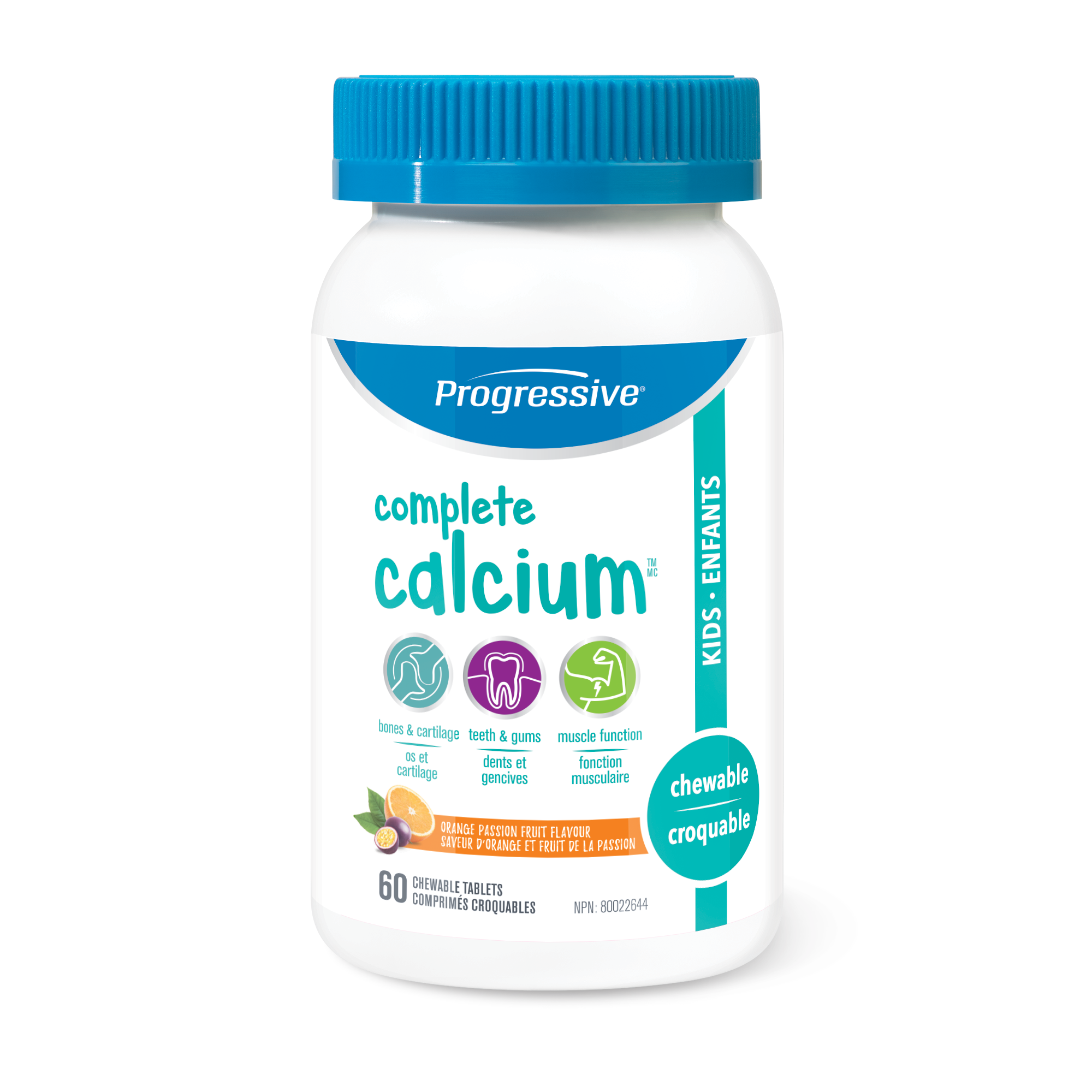 Progressive Calcium Kids Child 60 Chewtabs — alternate view