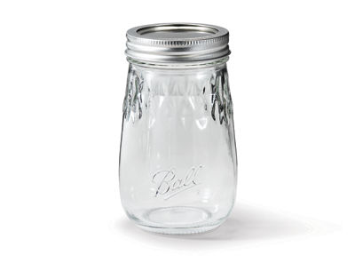 Ball Regular Mouth Quart Mason Jars with Lid 12 ct — alternate view