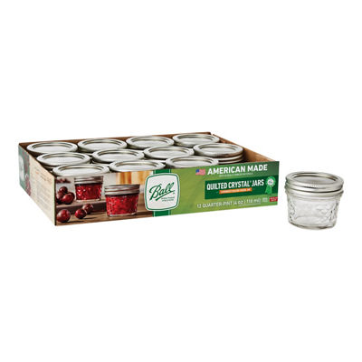 Ball Regular Mouth Quart Mason Jars with Lid 12 ct — alternate view