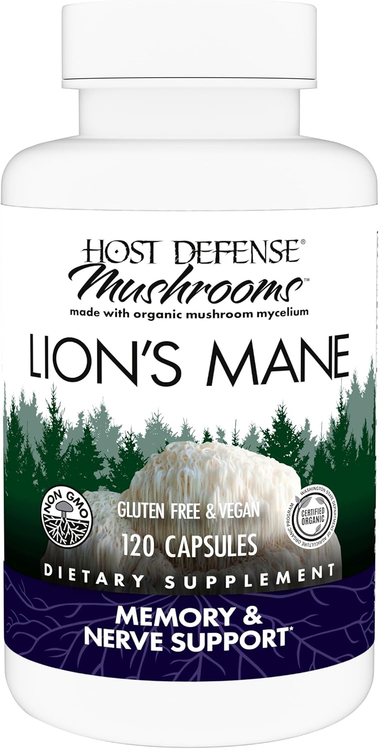Host Defense Lions Mane 60 CT Supplement — alternate view