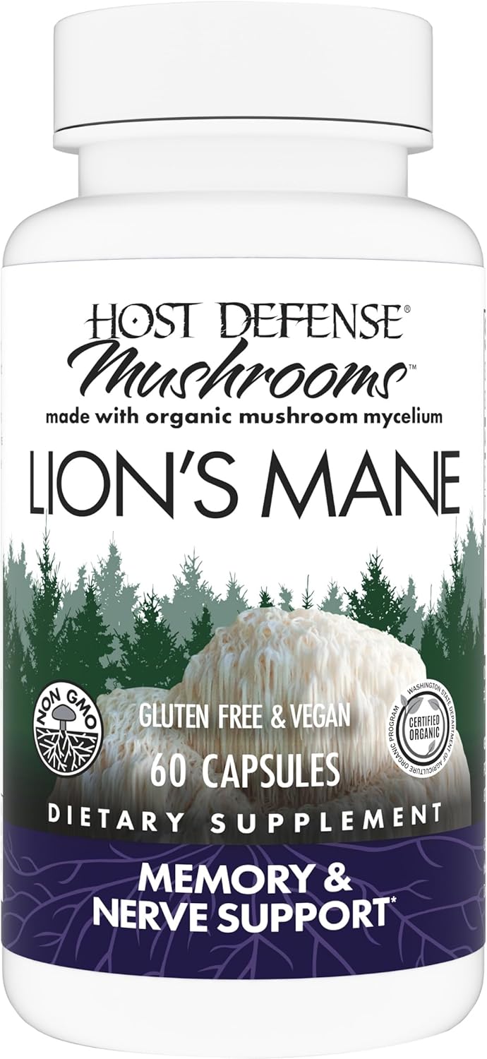 Host Defense Lions Mane 60 CT Supplement — alternate view