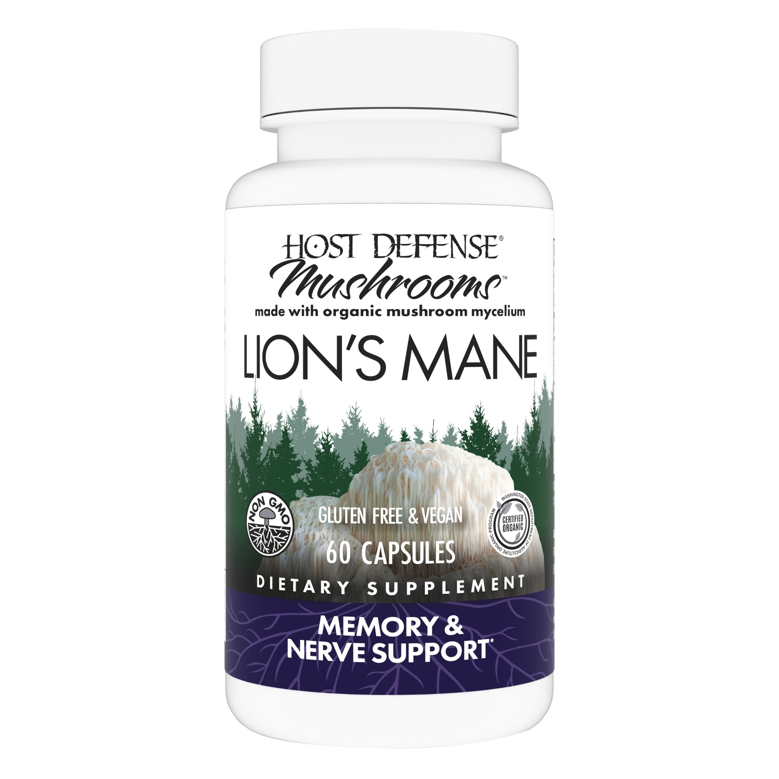 Host Defense Lions Mane 60 CT Supplement — alternate view