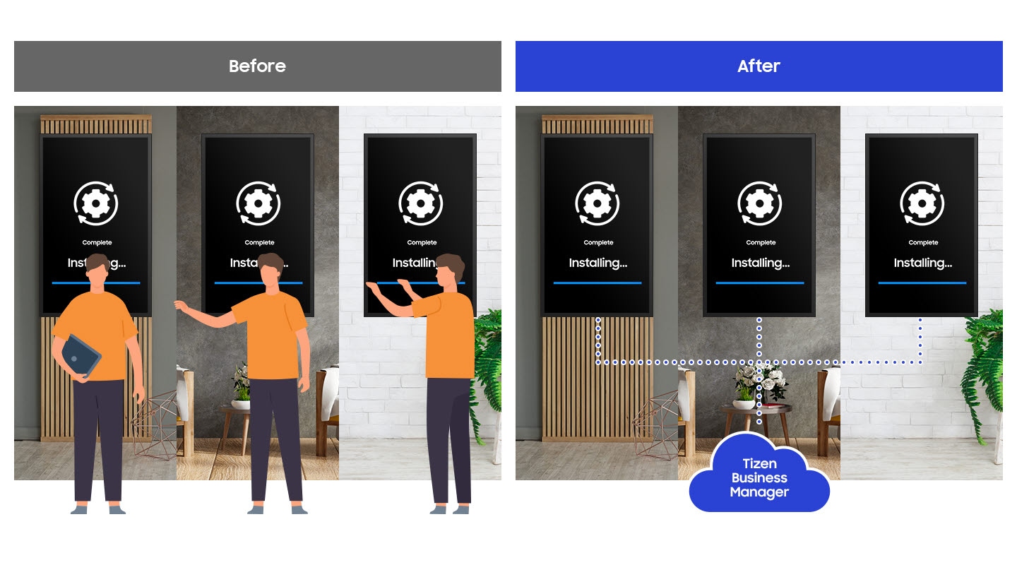 Samsung Qbb Quantum Processor 4k Signage Lh65qbbebgcxzd — alternate view