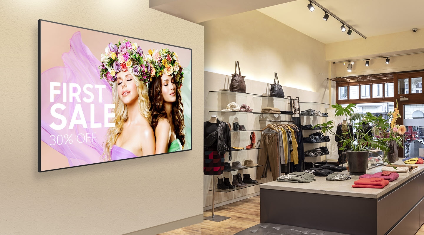 Samsung Qbb Quantum Processor 4k Signage Lh65qbbebgcxzd — alternate view