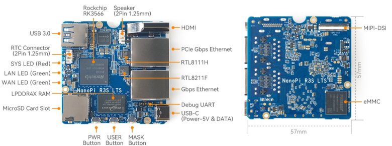 NanoPi R3S — alternate view