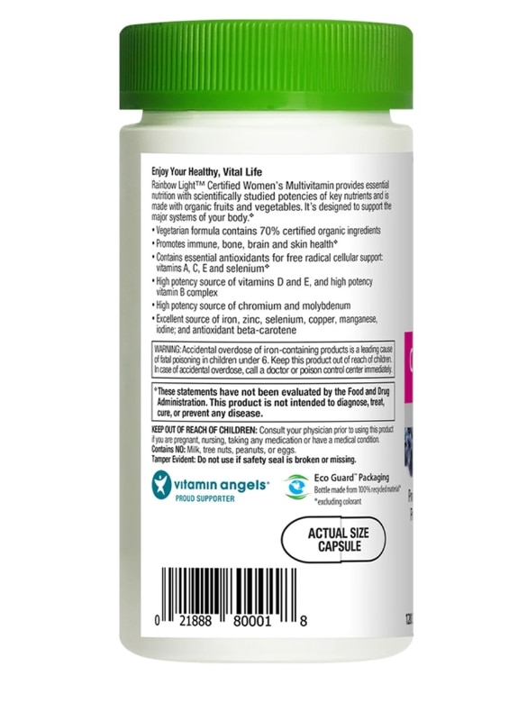 Rainbow Light Certified Women's Multivitamin — alternate view