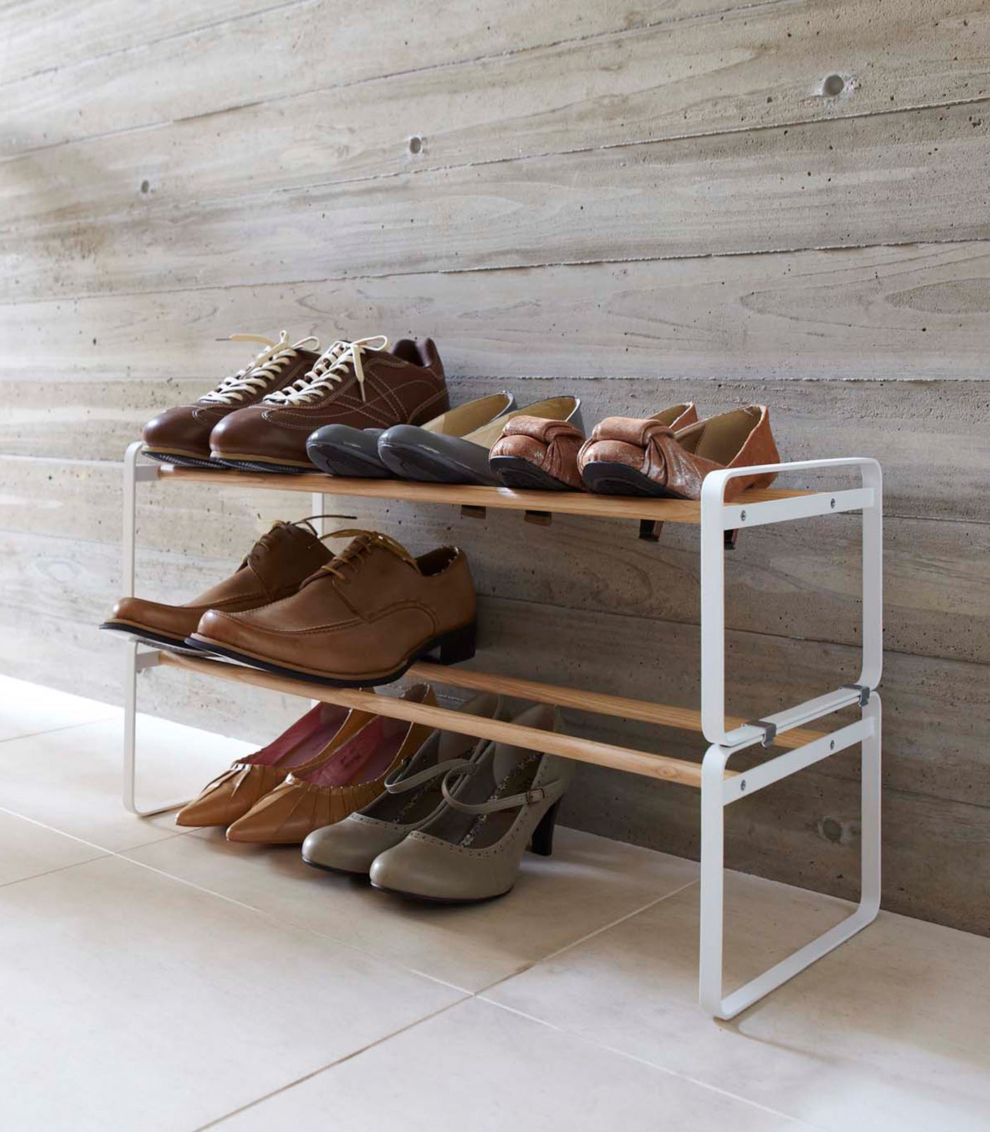 Sageandsill Stackable Shoe Rack 7 H Steel — alternate view