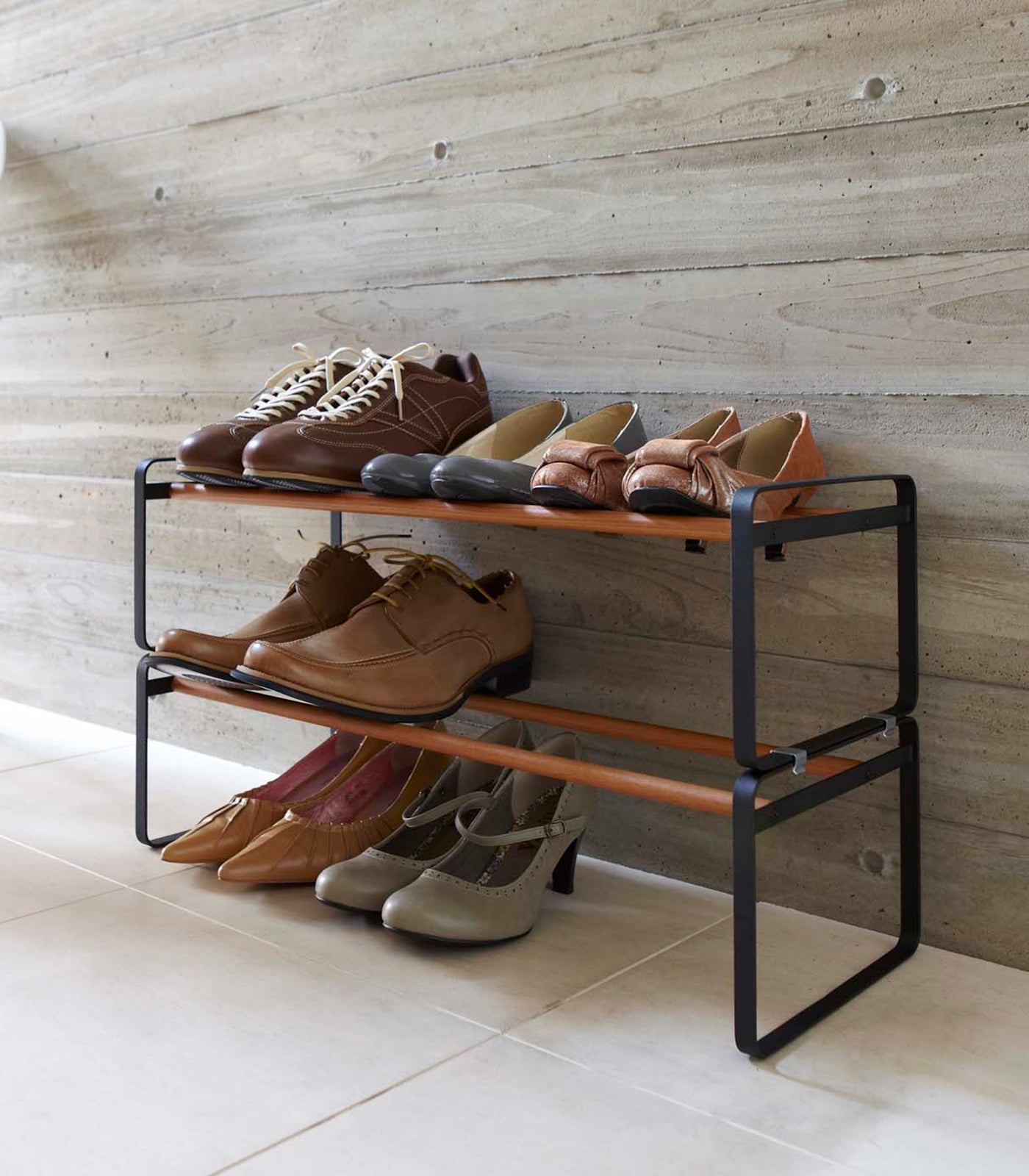 Sageandsill Stackable Shoe Rack 7 H Steel — alternate view