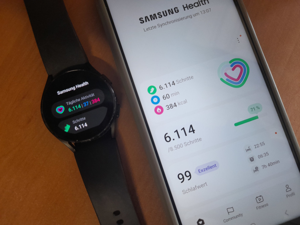 Samsung Health — alternate view