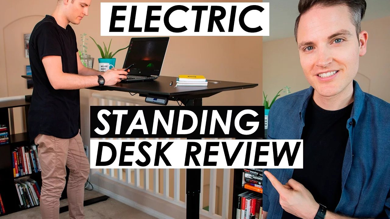 FlexDesk Electric Standing Desk — alternate view