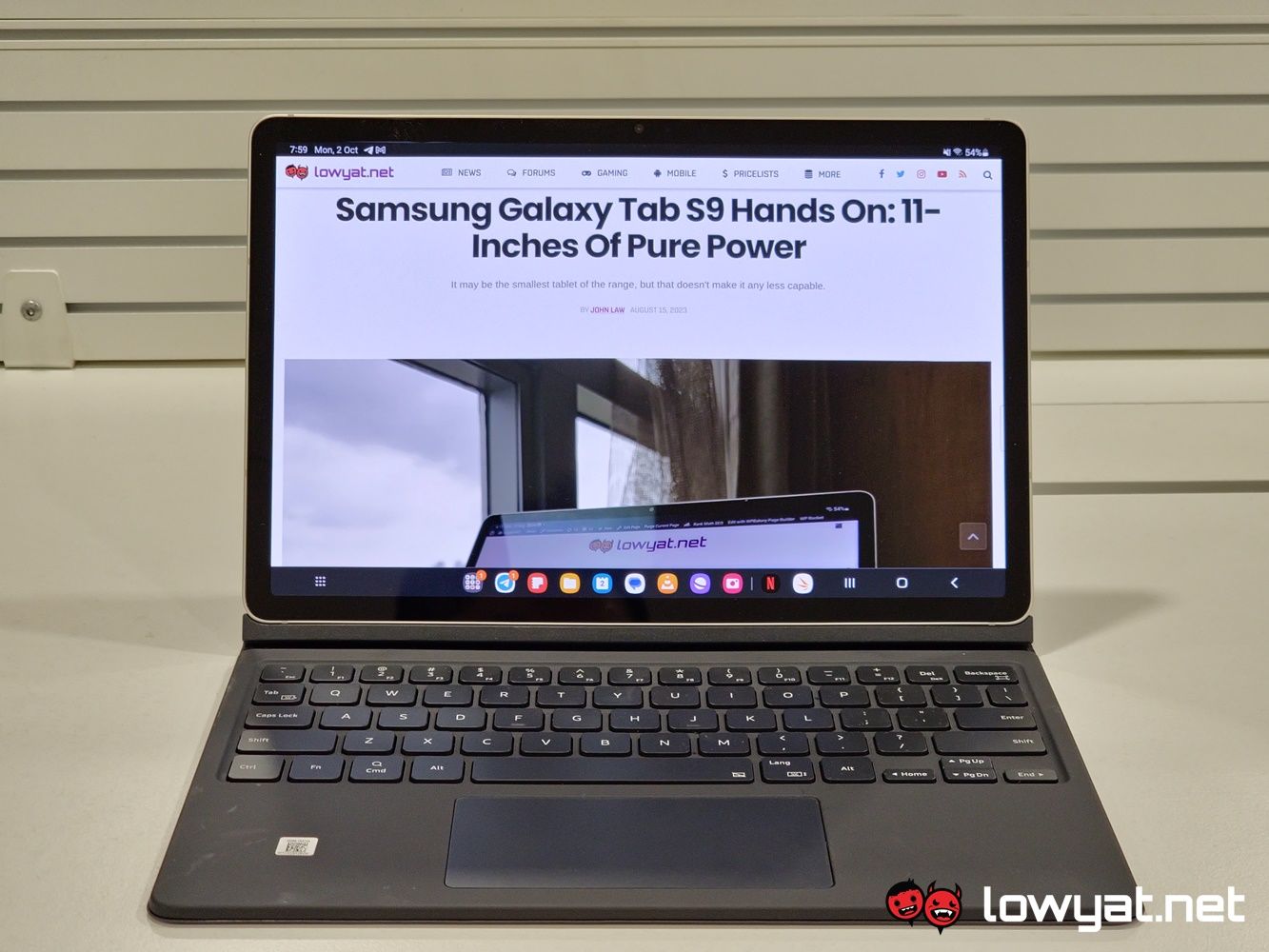 Samsung Galaxy Tab S9 Sm X710nzadzto — alternate view