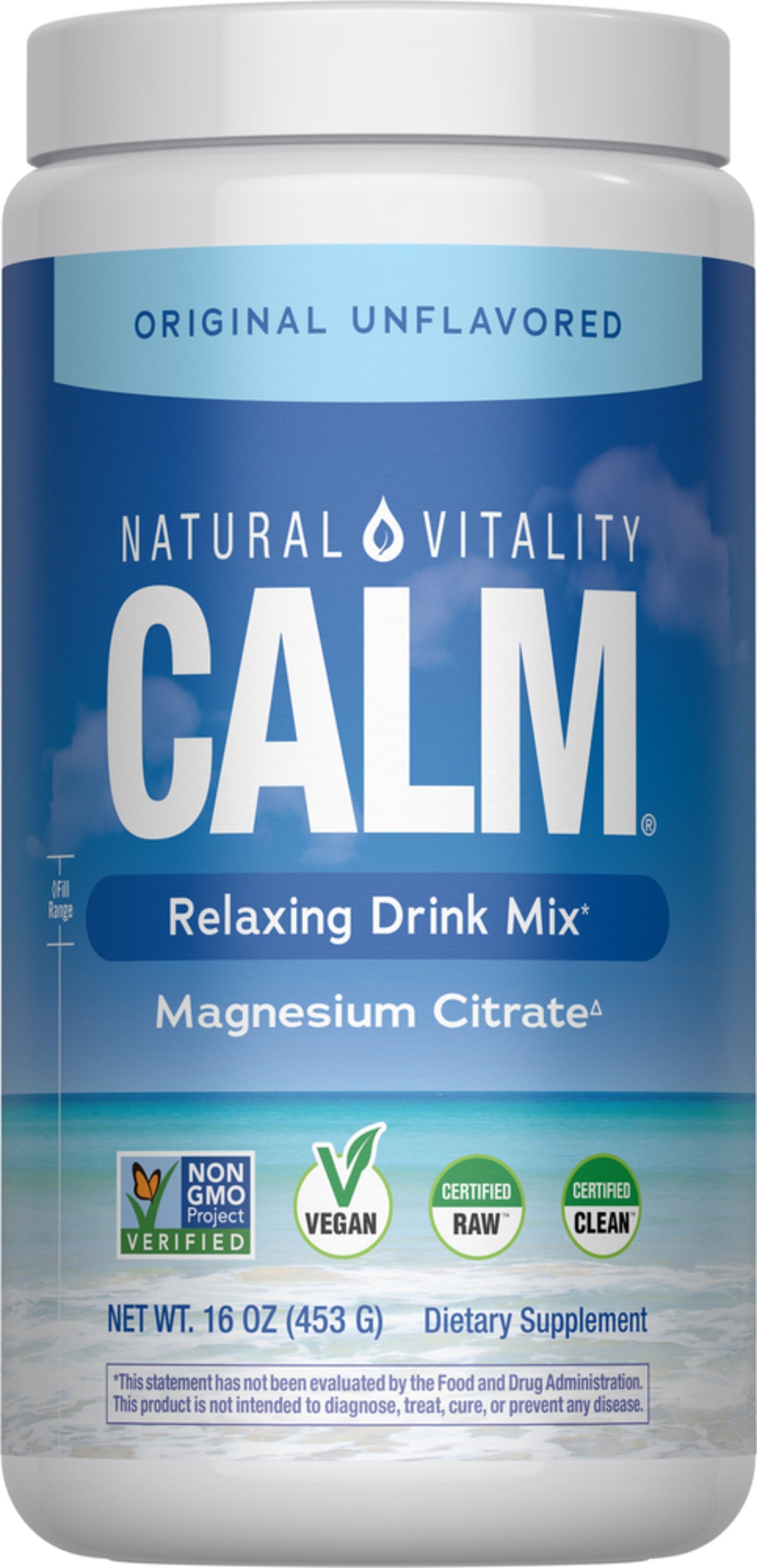 Natural Vitality Calm Magnesium Powder — alternate view