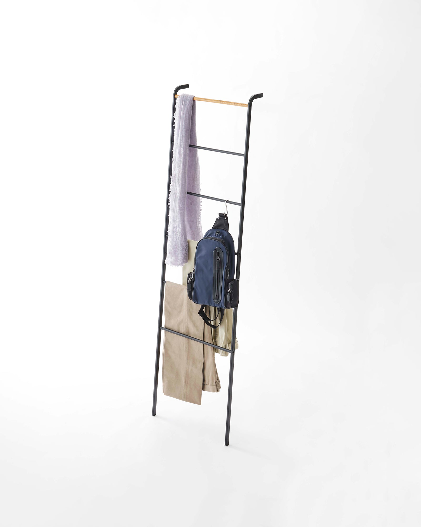 Sageandsill Leaning Storage Ladder Two Styles Steel — alternate view