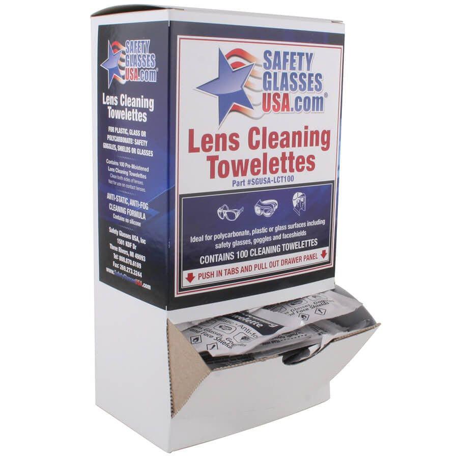 Safety Glasses USA Lens Cleaning Wipes — alternate view
