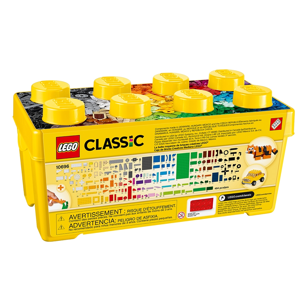 Lego Classic Medium Creative Brick Box — alternate view