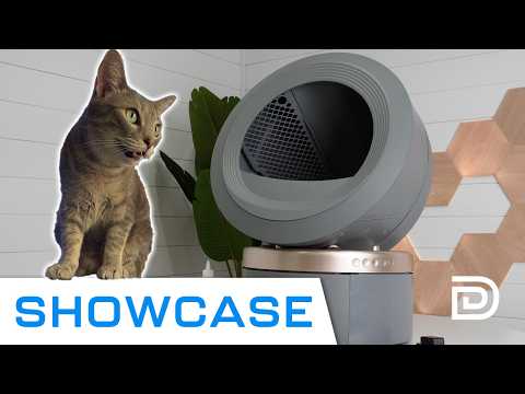 Mova Pet LR1 Prime W Cat Litter Box — alternate view