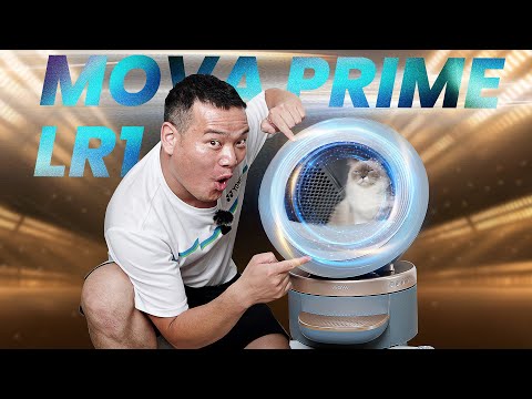 Mova Pet LR1 Prime W Cat Litter Box — alternate view