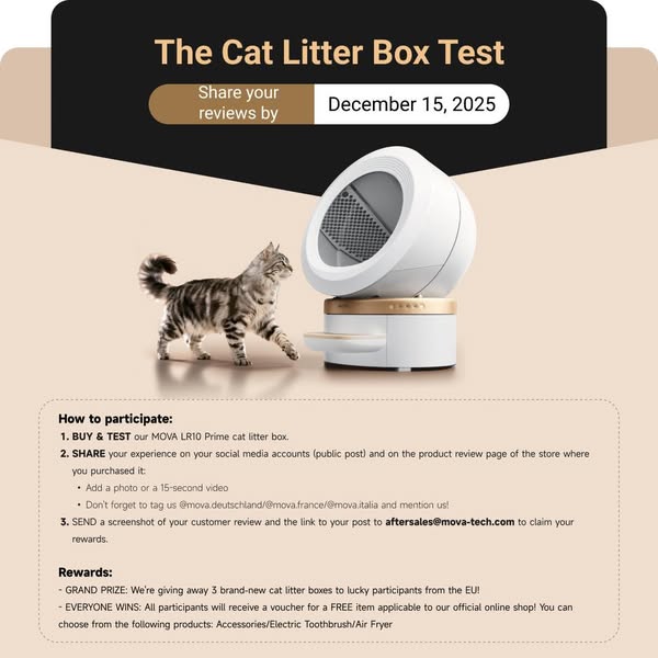 Mova Pet LR1 Prime W Cat Litter Box — alternate view