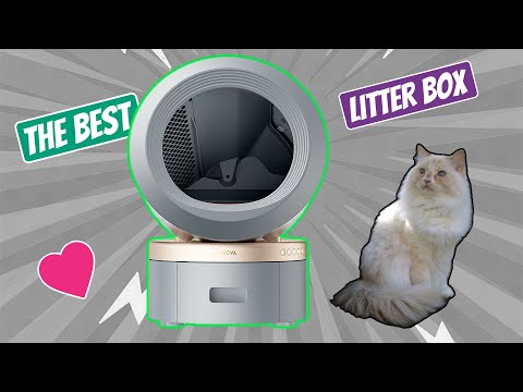 Mova Pet LR1 Prime W Cat Litter Box — alternate view