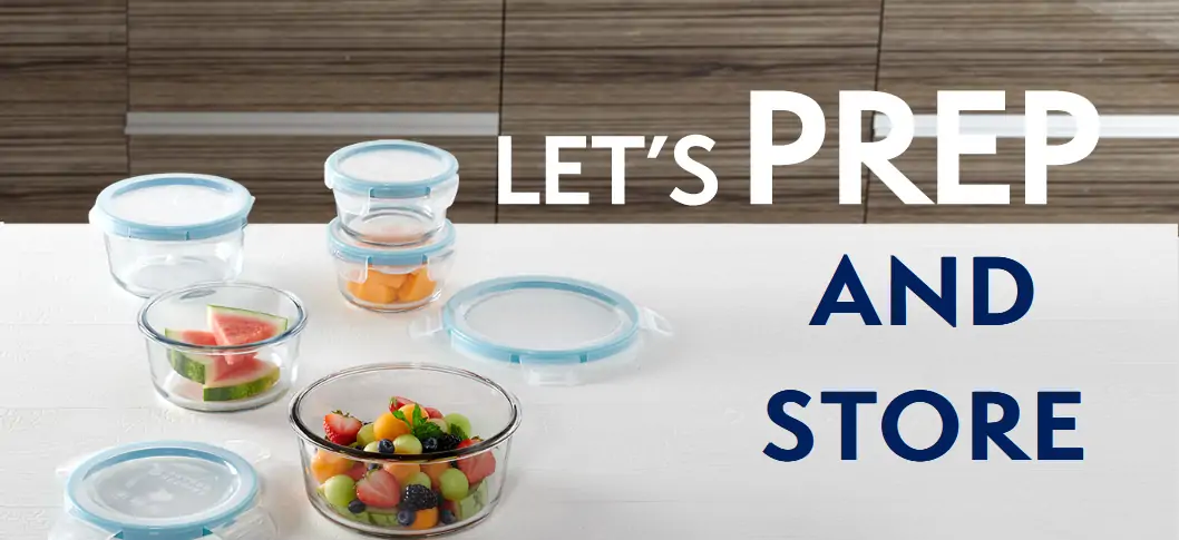 Anchor Hocking TrueLock 10-Piece Glass Food Storage Set with Mineral Lids — alternate view