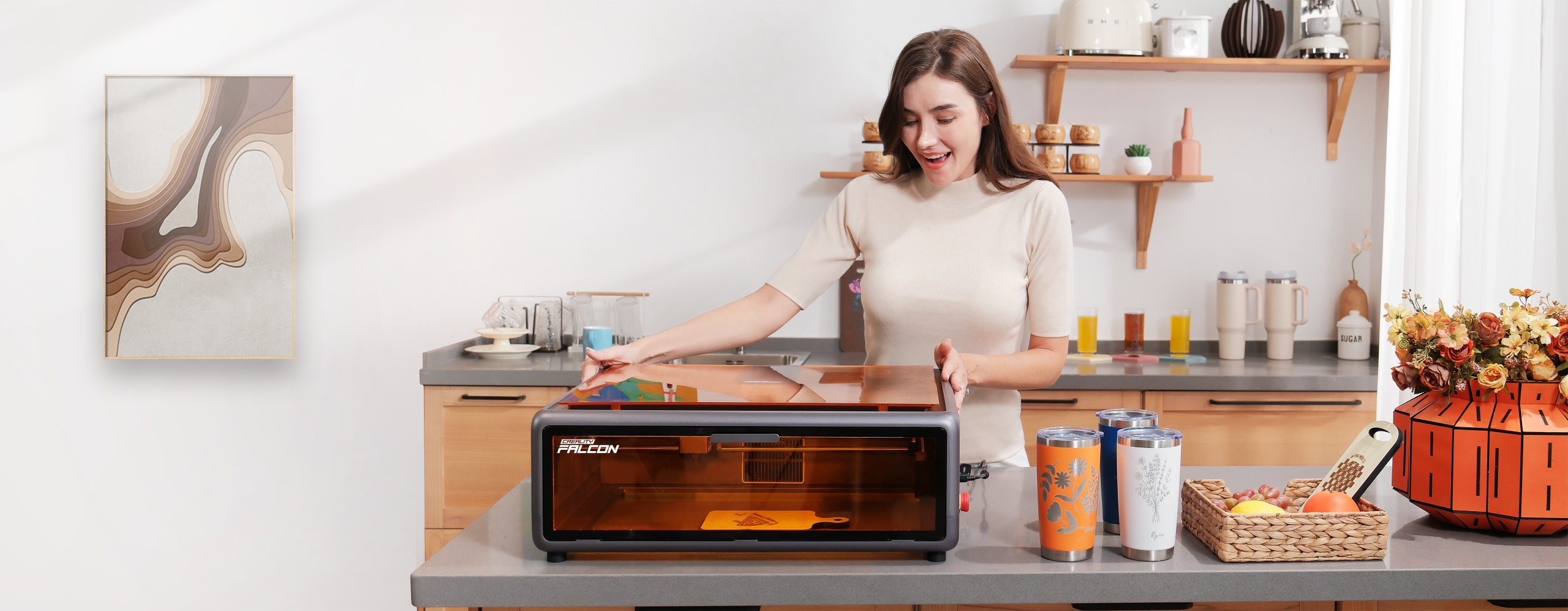 Creality Falcon A1 Laser Engraver & Cutter — alternate view