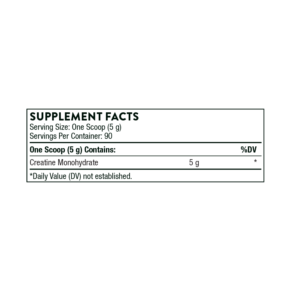 Thorne Creatine Dietary Supplement — alternate view