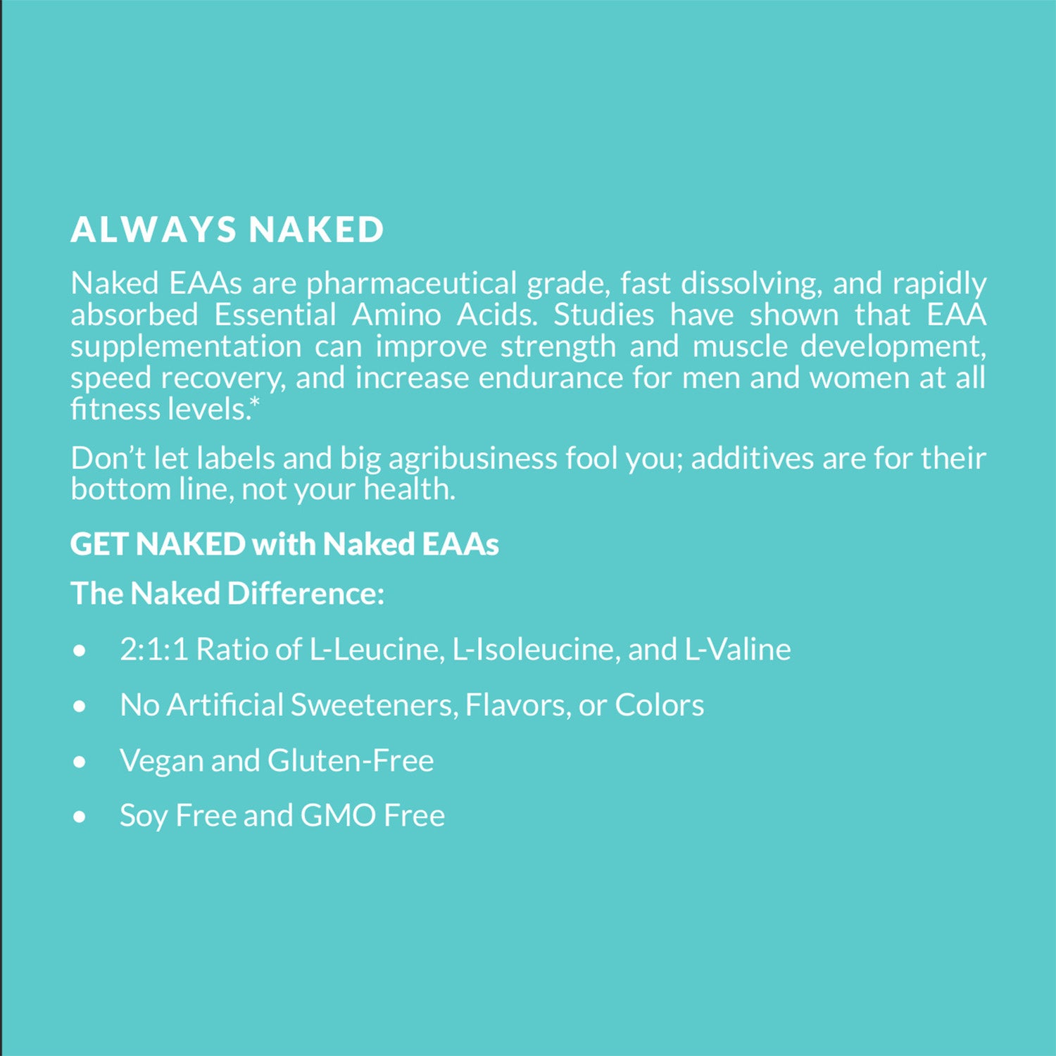 Naked Nutrition Naked EAAs — alternate view