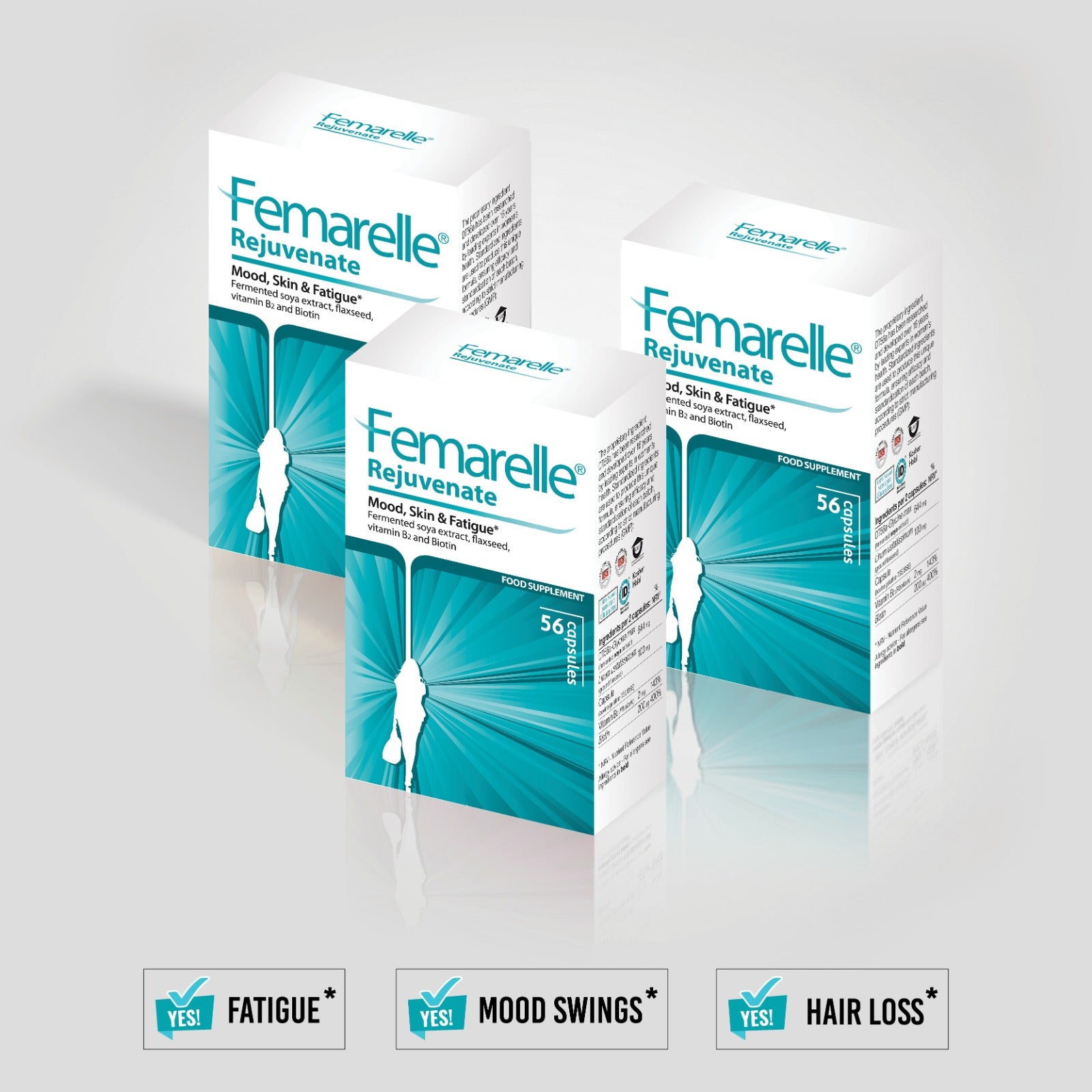 Femarelle Rejuvenate Perimenopause 56 capsules — alternate view