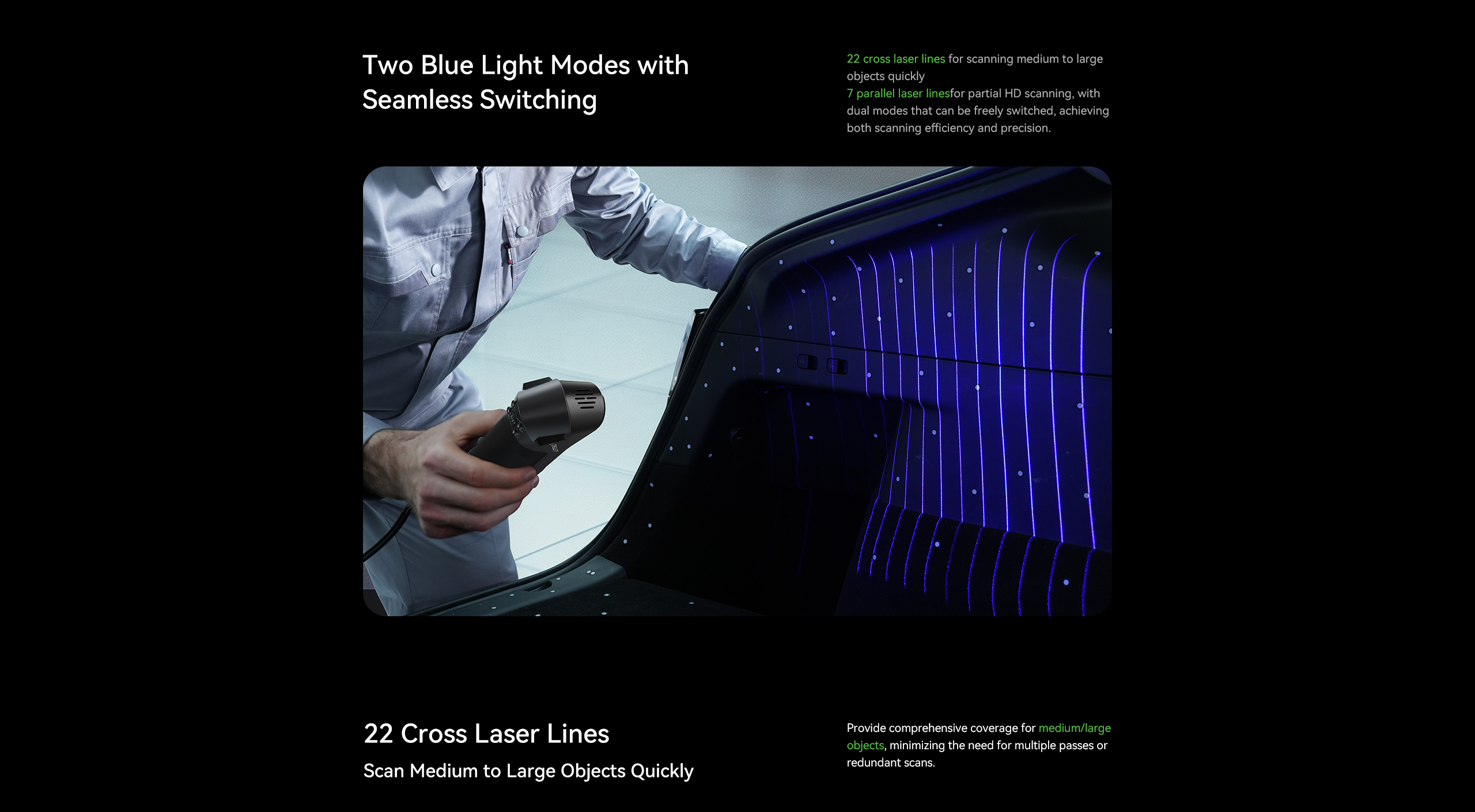 Creality CR Raptor Pro 3D Scanner — alternate view