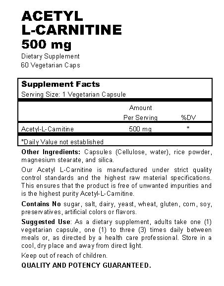 Ask Joe Dimatteo Acetyl L-Carnitine — alternate view