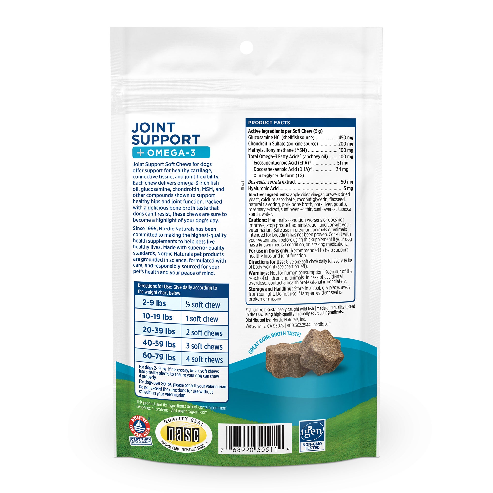 Nordic Pet Joint Support Soft Chews — alternate view