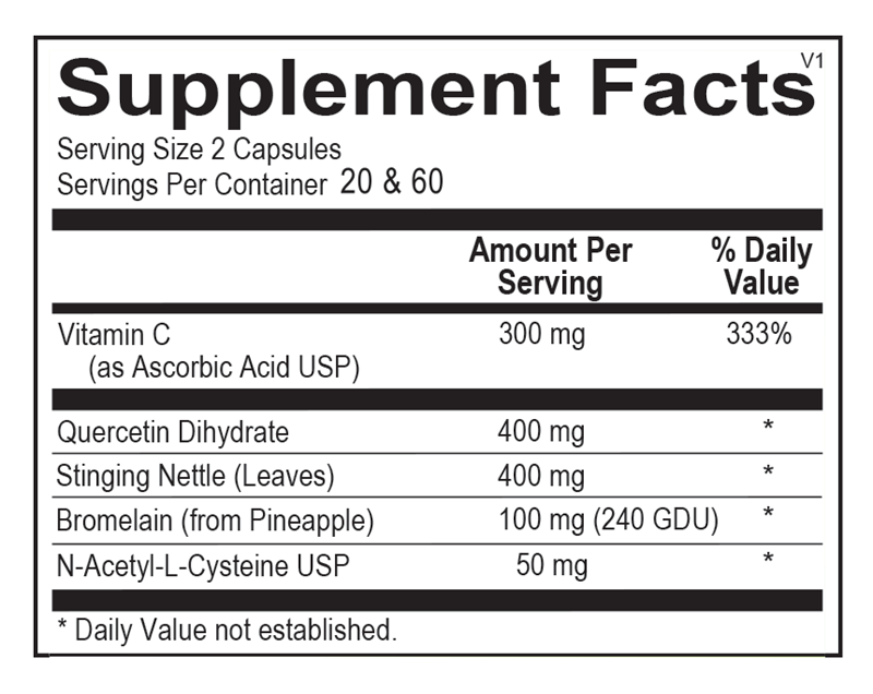 Ortho Molecular Products Natural D-Hist Travel Pack 10 Capsules — alternate view