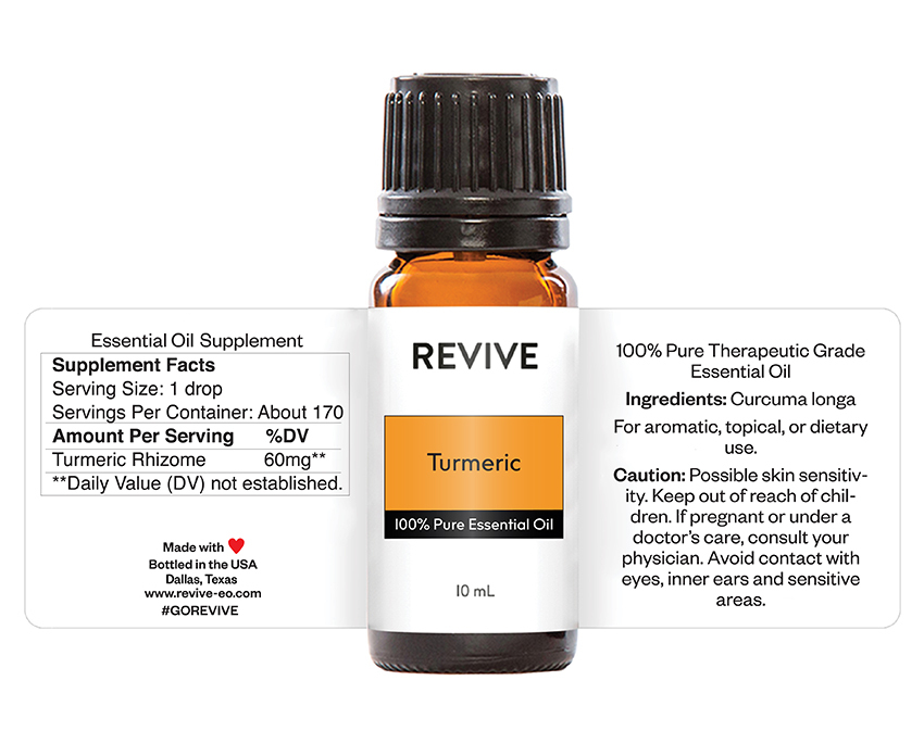 Revive Turmeric Essential Oil — alternate view