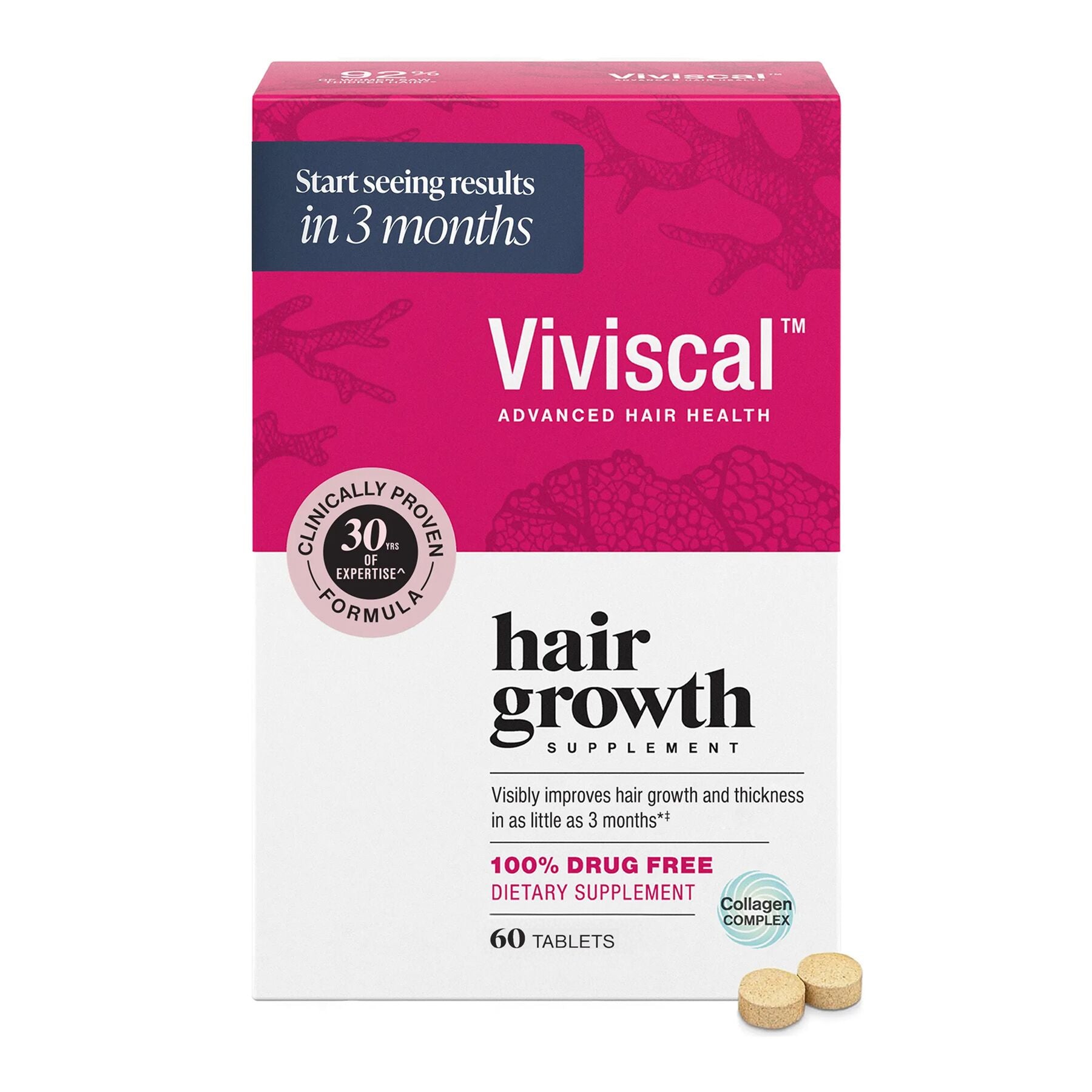 Viviscal Maximum Strength Hair Growth Supplements — alternate view