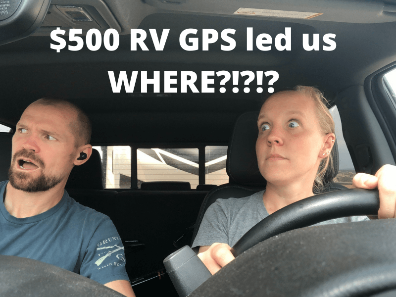 Garmin RV 785 — alternate view