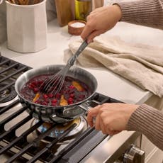 All-Clad D3 Curated 2.5 Qt. Stainless Steel Saucier — alternate view