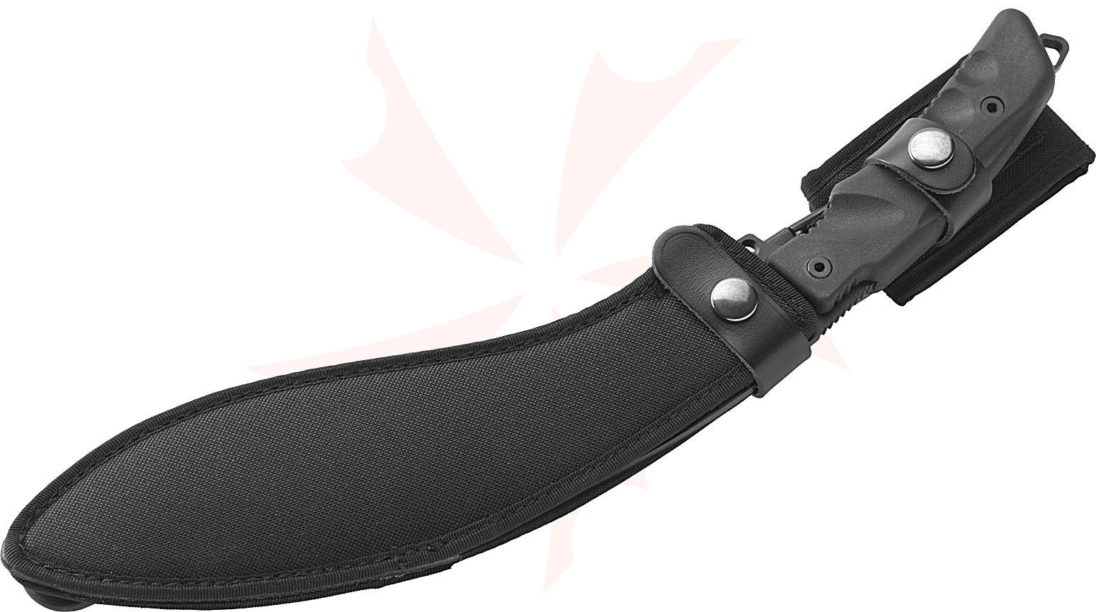 Fox Extreme Tactical Kukri Machete N690Co Blade Forprene Handles Nylon Sheath — alternate view